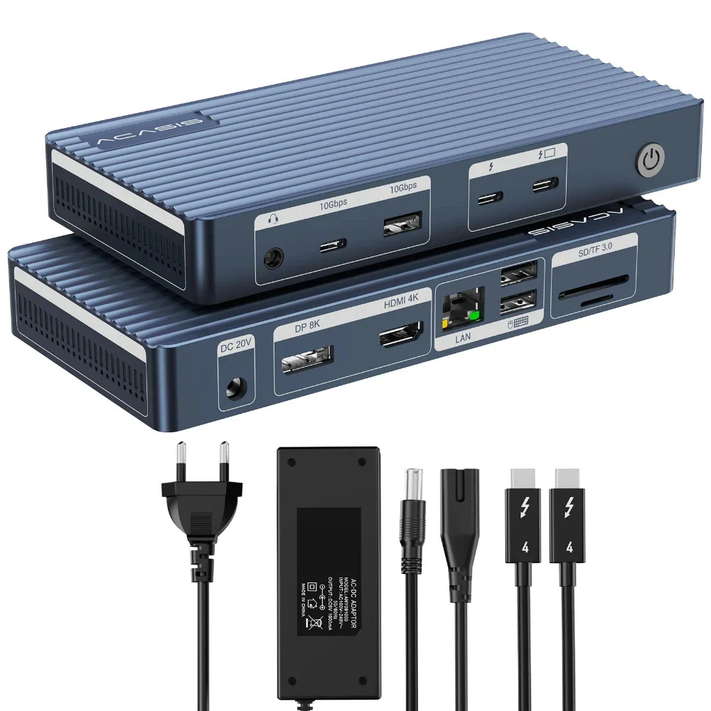 [Intel Certified] Acasis 11 Ports Thunderbolt 4 Docking Station - Image 10