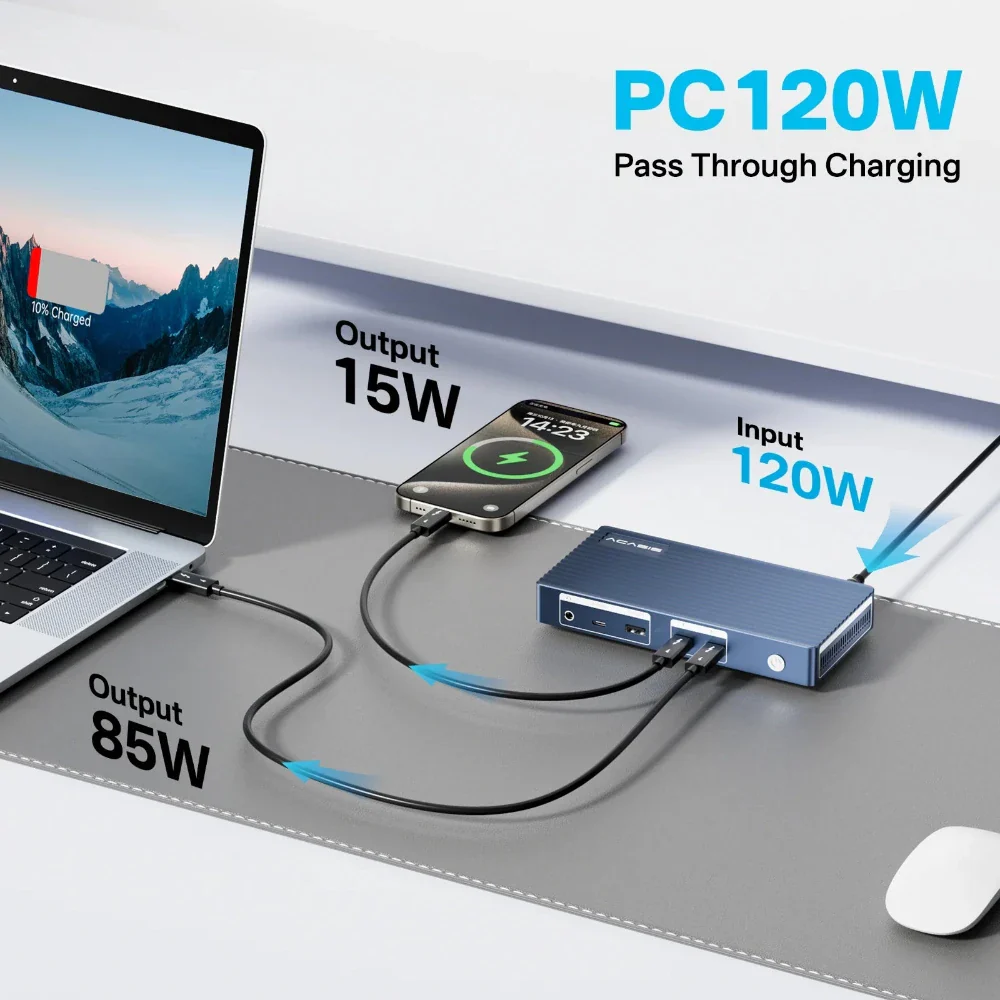 [Intel Certified] Acasis 11 Ports Thunderbolt 4 Docking Station - Image 6