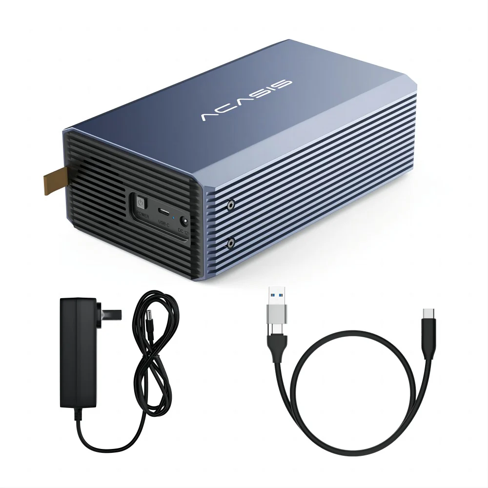 Acasis 2 Bay External Array 2.5/3.5 Inch USB 3.0 to SATA HDD RAID Case - Image 9
