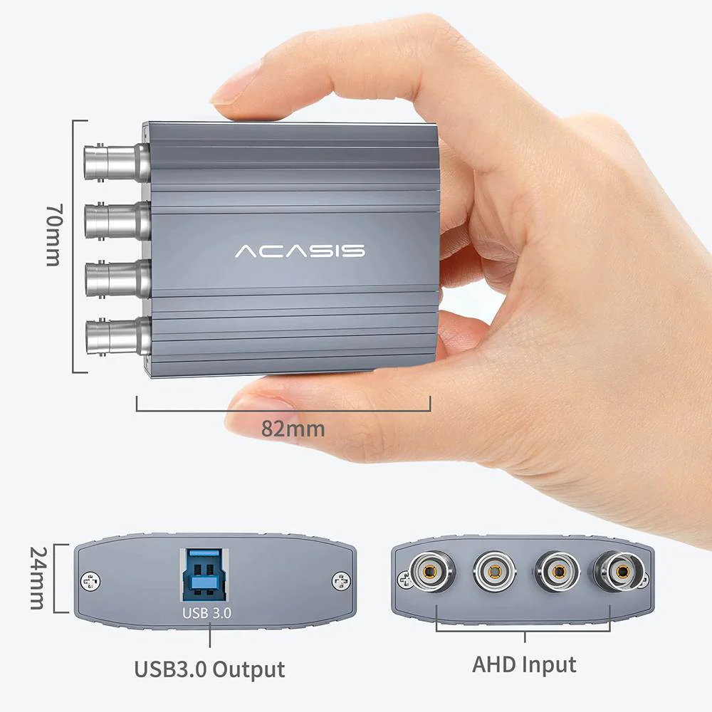 Acasis 4 Channel AHD USB 3.0 720P 30FPS Video Capture Card - Image 6