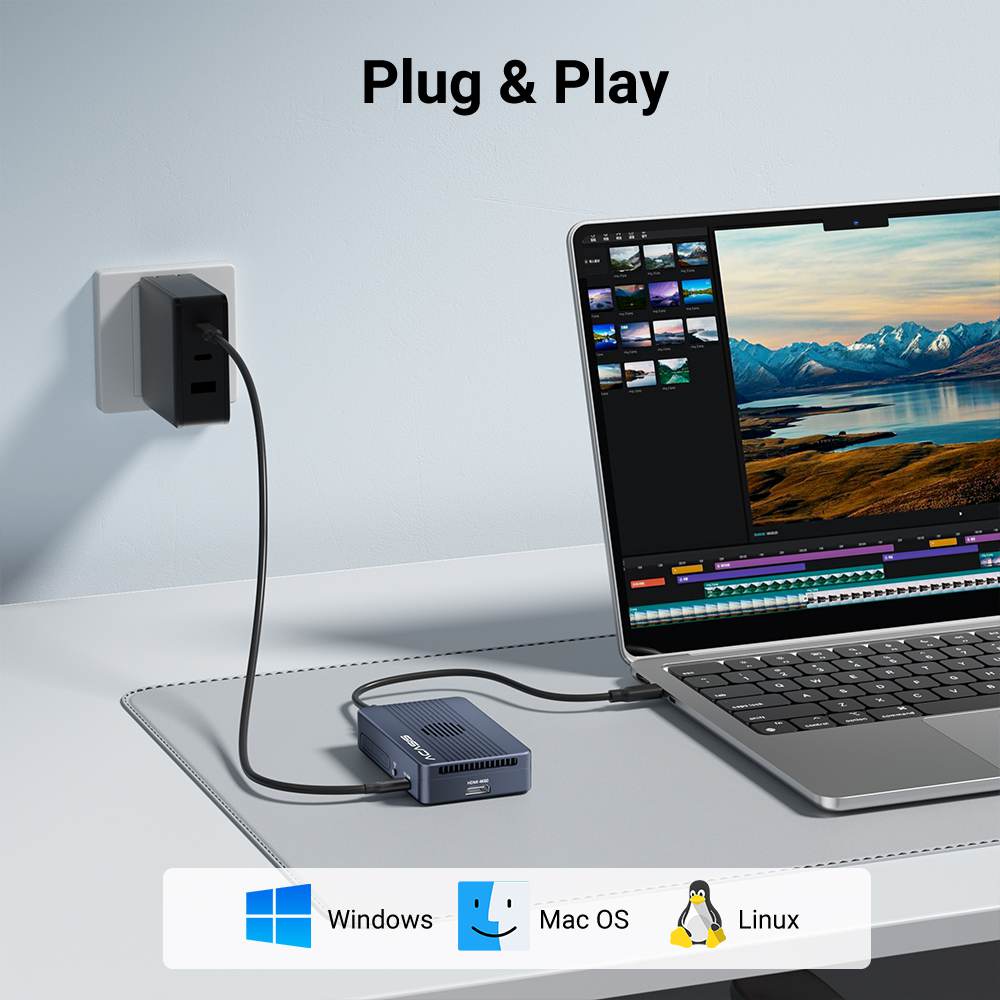 Acasis 40Gbps M.2 NVMe 2 Bay RAID SSD Enclosure Compatible with Thunderbolt 4/3 - Image 7