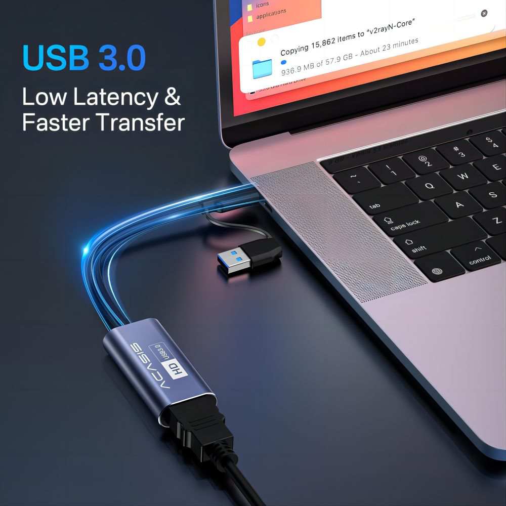 Acasis 4K 30Hz HDMI HD USB-A/C Switch Video Capture Card 1080P 60FPS - Image 4