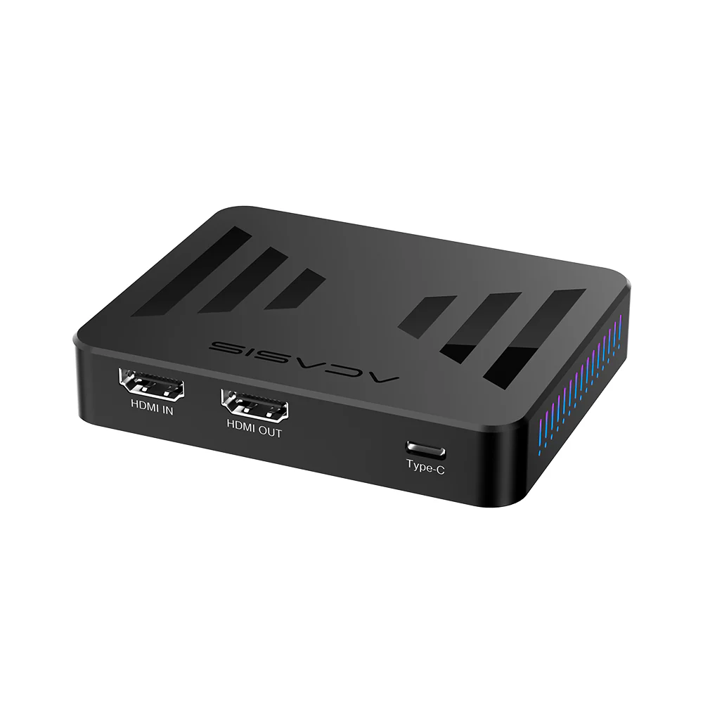 Acasis 4KP60 HDR Pass-through HDMI Capture Card with Streaming