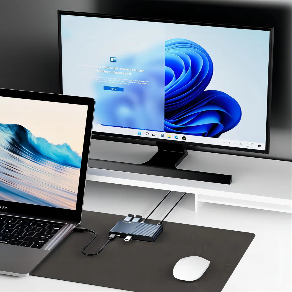 [Intel Certified] Acasis 5-in-1 Thunderbolt 4 USB C Dual 4K 60Hz Docking Station - Image 8