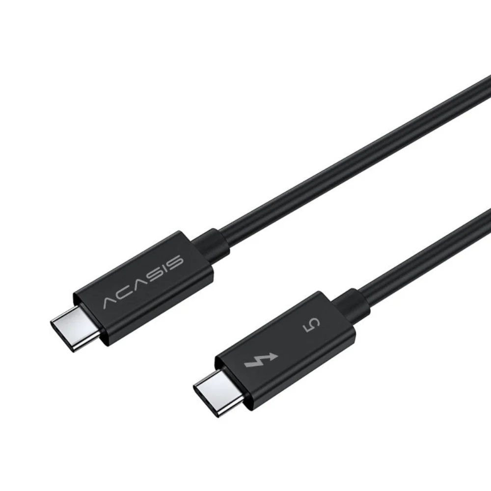 [Intel Certified] Acasis 80Gbps Thunderbolt 5 Cable with up to 120Gbps Bandwidth Boost and 240W Charging