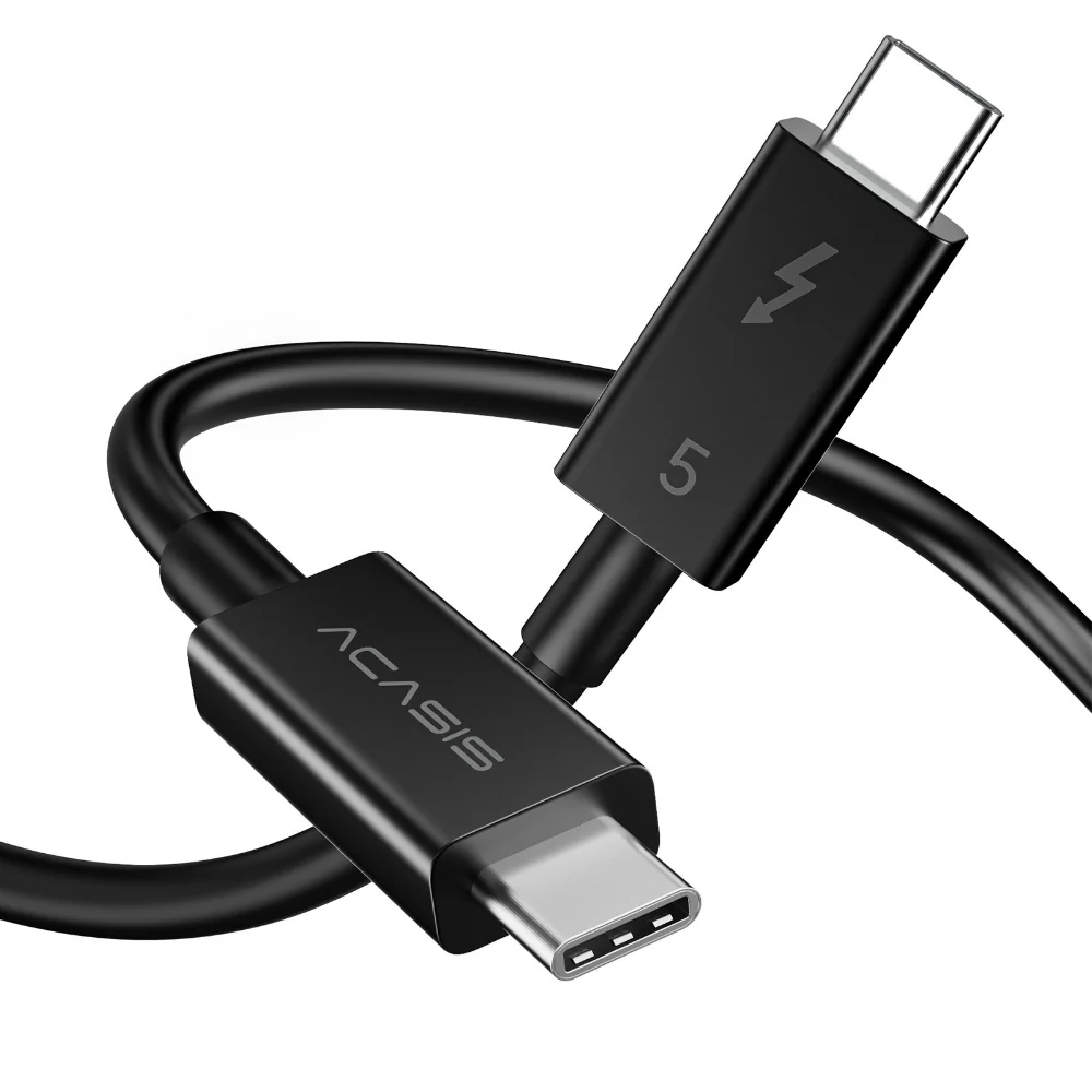 [Intel Certified] Acasis 80Gbps Thunderbolt 5 Cable with up to 120Gbps Bandwidth Boost and 240W Charging - Image 2