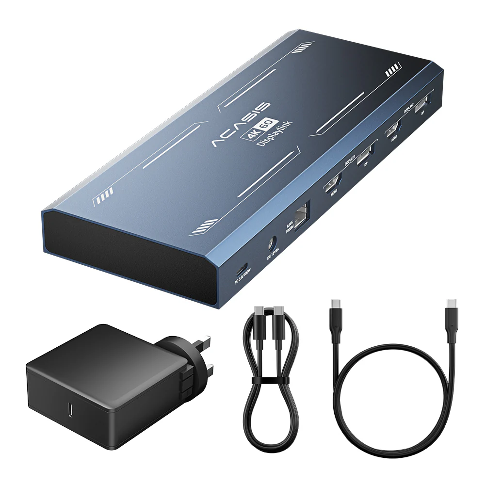 Acasis 13-in-1 Dual 4K HDMI DisplayLink Laptop USB-C Hub for Mac - Image 17