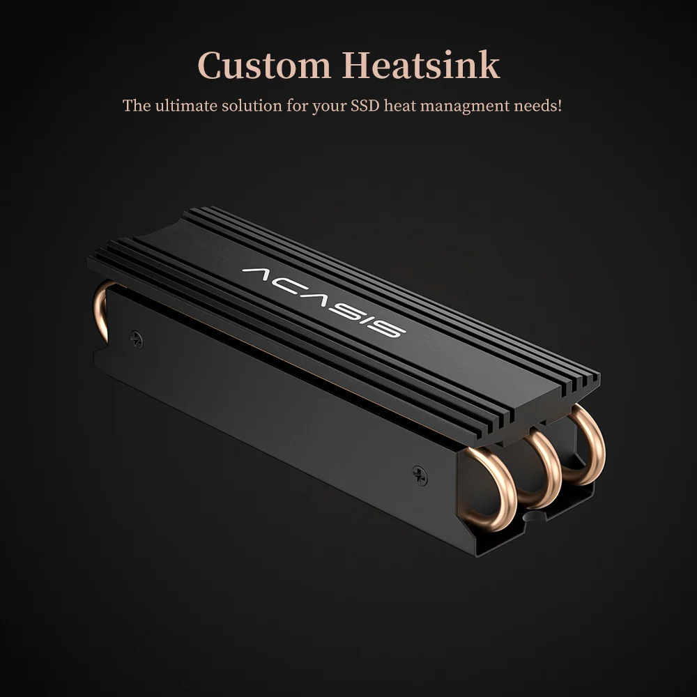 Acasis M.2 2280 SSD Heatsink Designed for Desktop Computers - Image 4