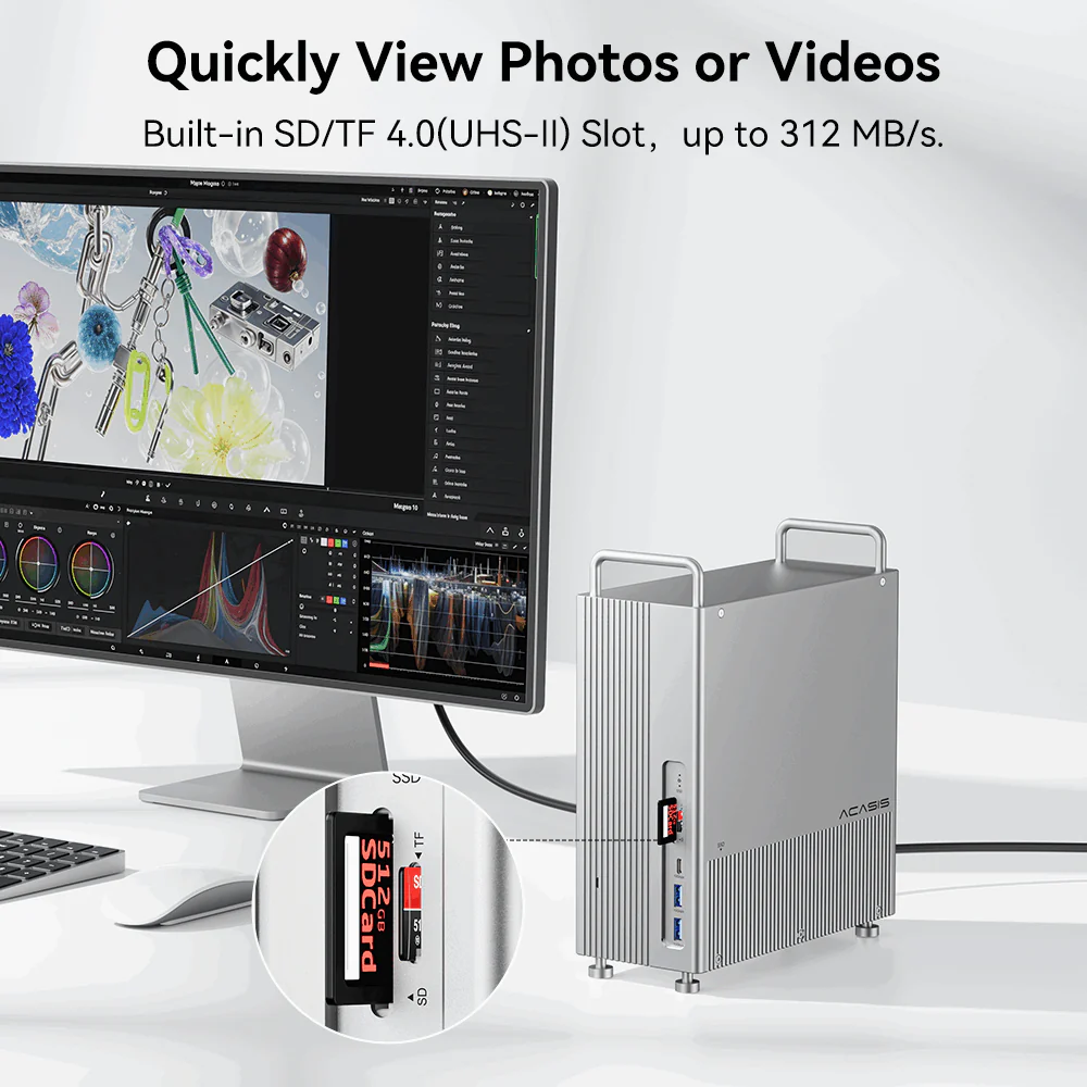 Acasis Mac mini M2 Dock & Stand with 8TB M.2 NVMe SSD Enclosure - Image 7
