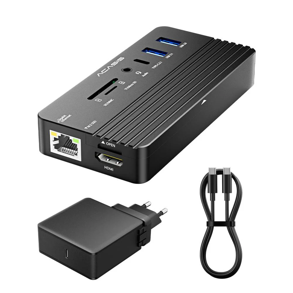 Acasis Swappable High-Speed SSD Storage & 10-In-1 Hub Docking Station - Image 17