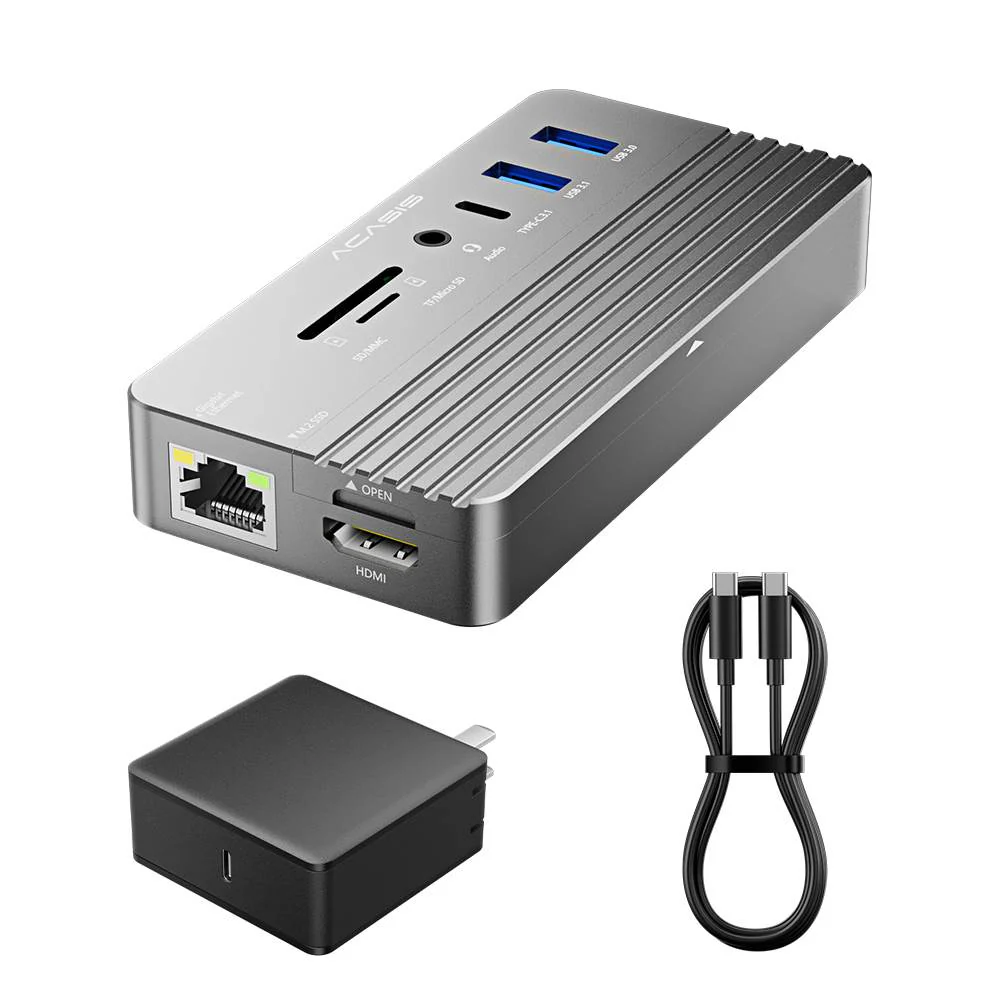Acasis Swappable High-Speed SSD Storage & 10-In-1 Hub Docking Station - Image 19