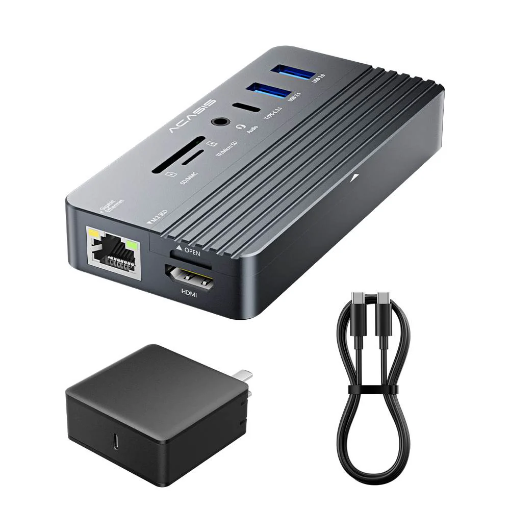 Acasis Swappable High-Speed SSD Storage & 10-In-1 Hub Docking Station - Image 22