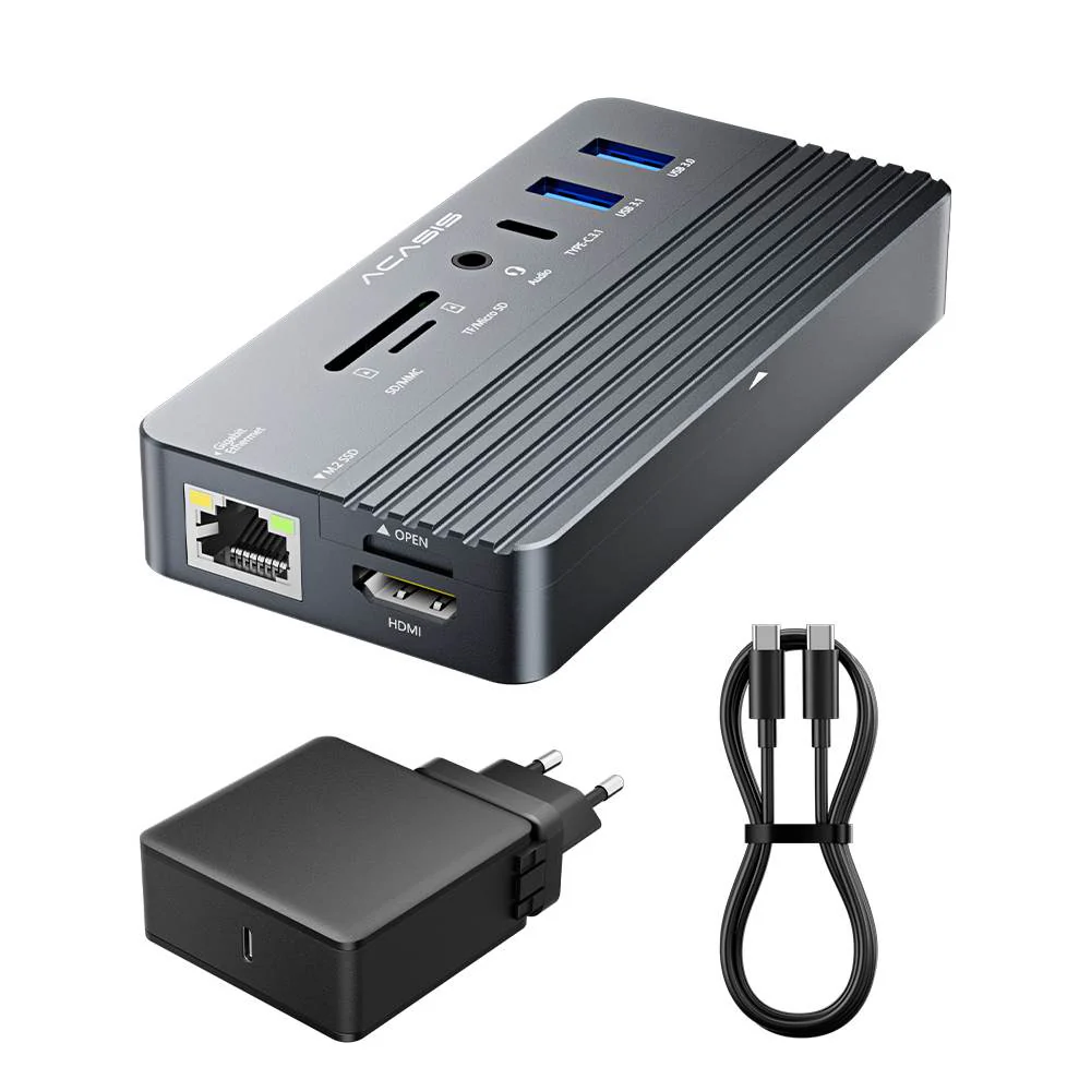 Acasis Swappable High-Speed SSD Storage & 10-In-1 Hub Docking Station - Image 23