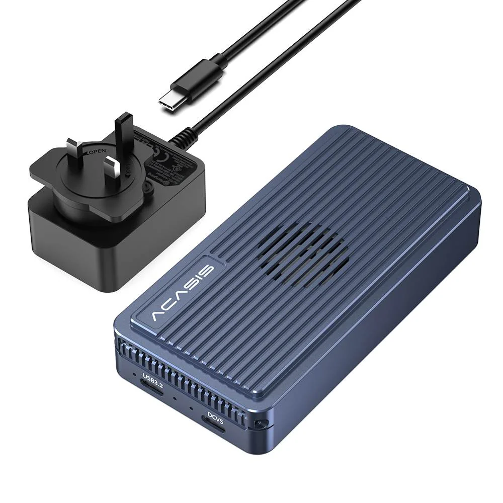 Acasis USB 3.2 20Gbps Dual Disk M.2 NVMe Hard Disk Array Case - Image 11