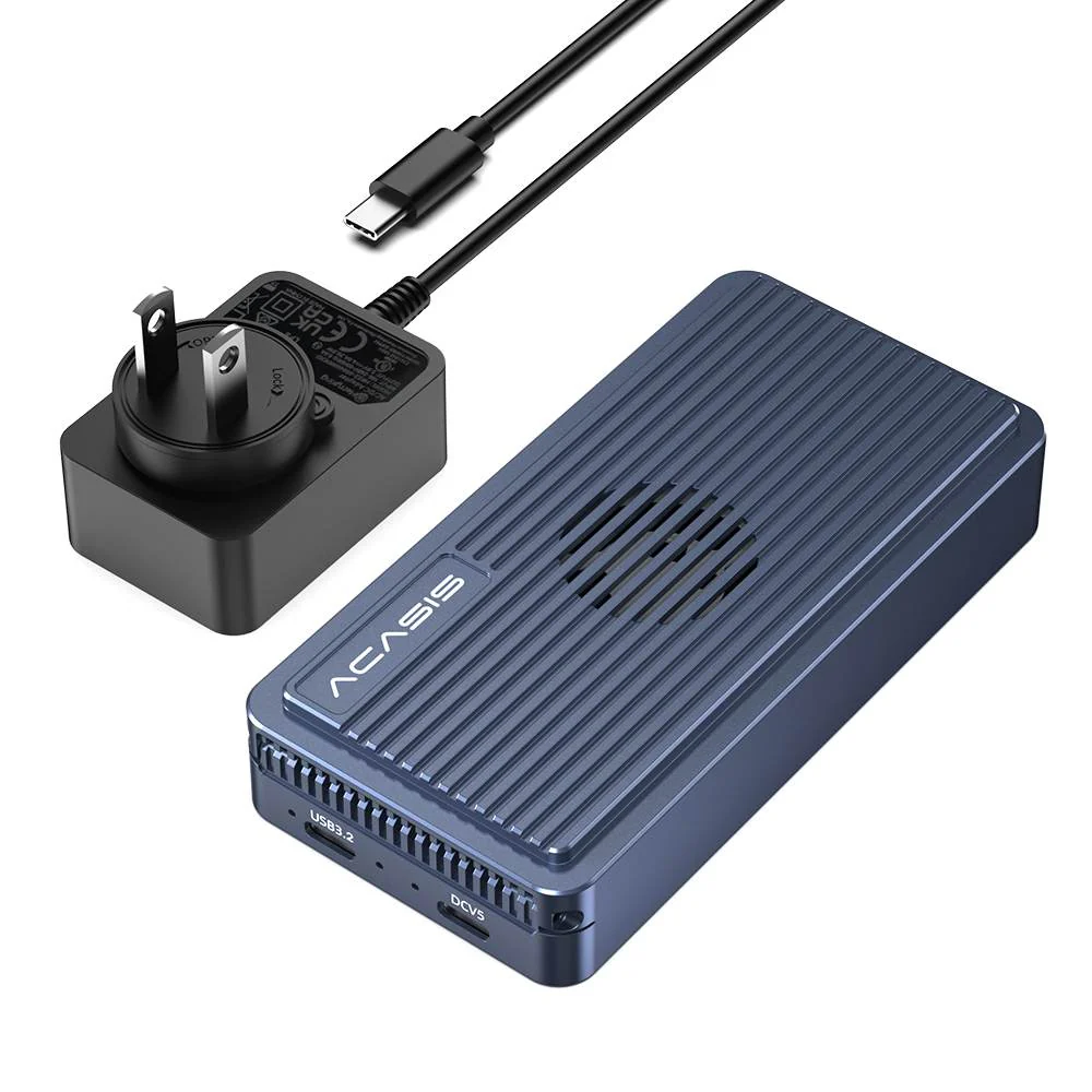 Acasis USB 3.2 20Gbps Dual Disk M.2 NVMe Hard Disk Array Case - Image 9