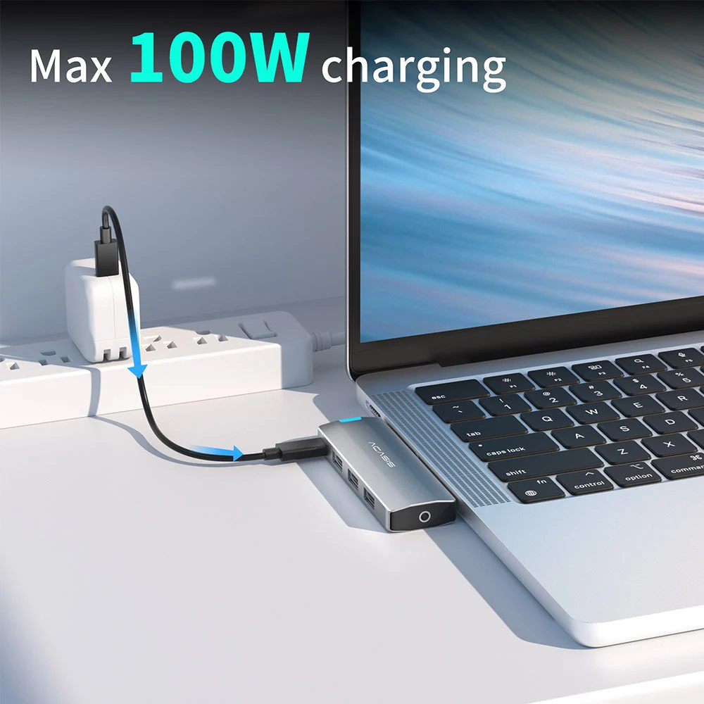 Acasis 5-in-1 Hub for 2023-2016 MacBook Pro/Air with 40Gbps Data Port - Image 9
