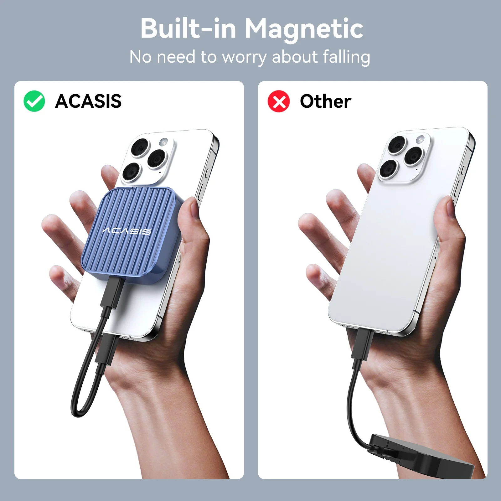 Acasis USB-C Magnetic M.2 2230 NVMe SSD Case for iPhone 16/15 Series - Image 7