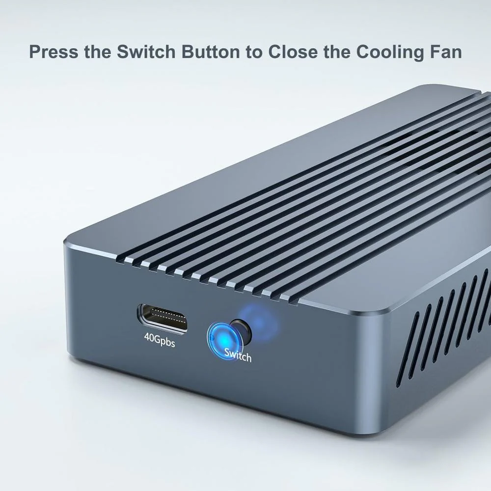 Acasis 40Gbps Tool-free M.2 NVMe SSD Enclosure Compatible with Thunderbolt 4/3 - Image 18