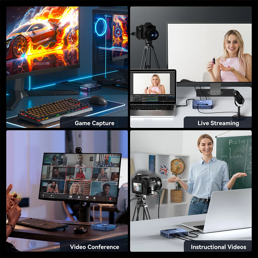 Acasis 4K60 HDR Game Live Video Capture Card - Image 10